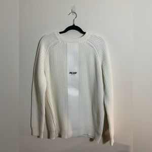 Palace R-knit Sweatshirt White Size XL